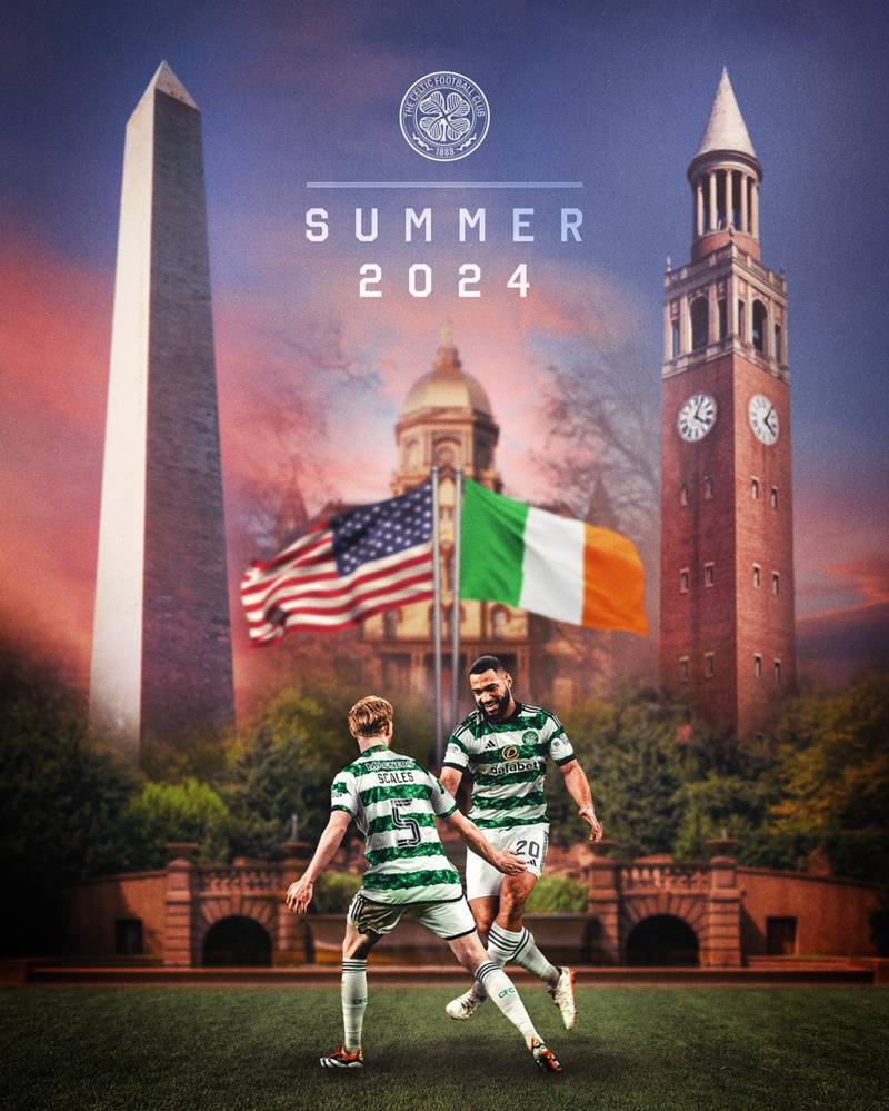 Rumour is Celtic to play Chelsea, Man City and DC United the summer