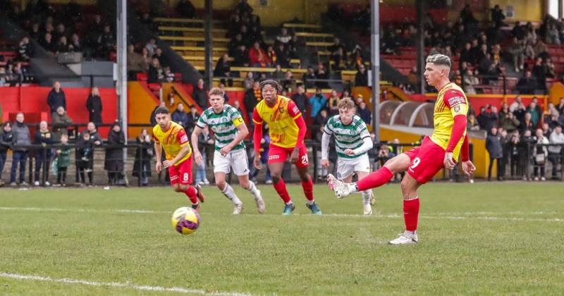 Celtic B draw for Albion Rovers in gaffer’s 50th game at helm