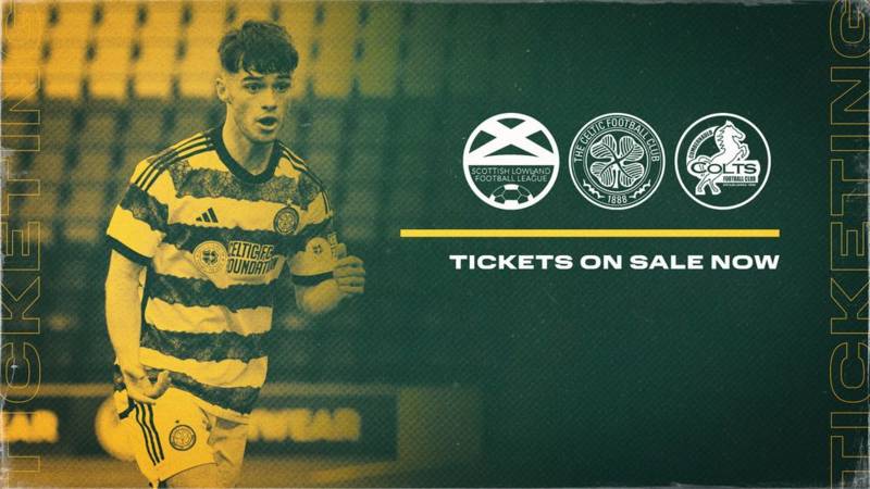 Celtic FC B v Cumbernauld Colts – Tickets on sale now