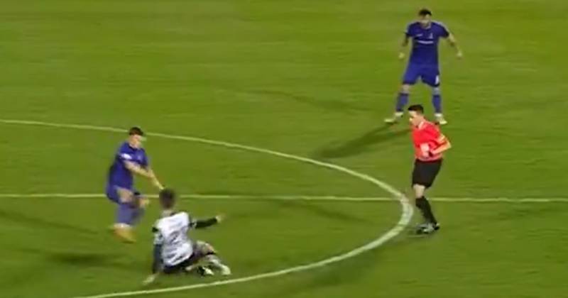 Referee fails to send player off for ‘two footed lunge’ right in front of his face