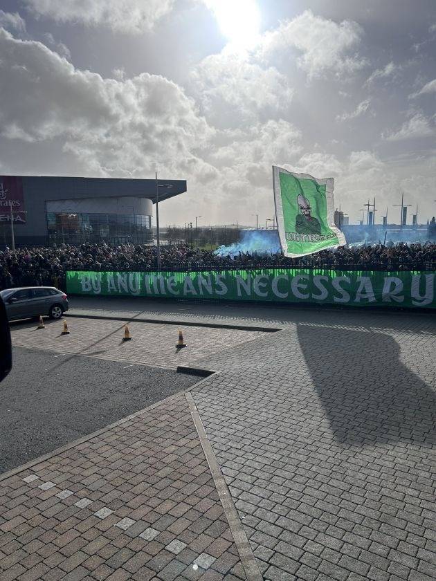 By Any Means Necessary – Green Brigade delivers Glasgow Derby message