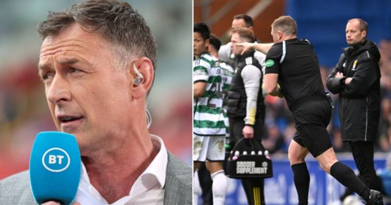 Chris Sutton slams ‘embarrassing’ Rangers vs Celtic ref as pen given after ‘cheating’