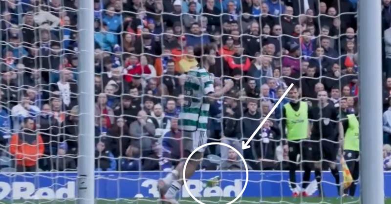 Footage Shows Glass Bottle Thrown At Celtic's Matt O'Riley During O** F***