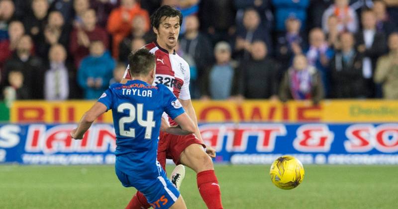 Joey Barton launches sweary rant at Greg Taylor as Celtic star’s tackle on Rangers flop dragged back up