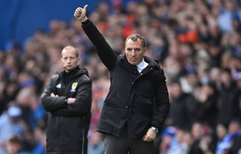 Brendan Rodgers talks “integrity” in response to objects thrown at Celtic staff and players at Ibrox