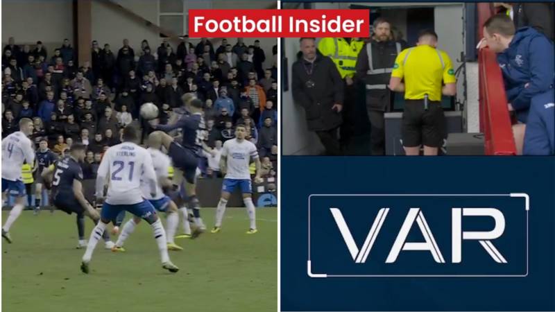 Celtic fans are all saying the same thing as latest footage of Rangers VAR controversy drops