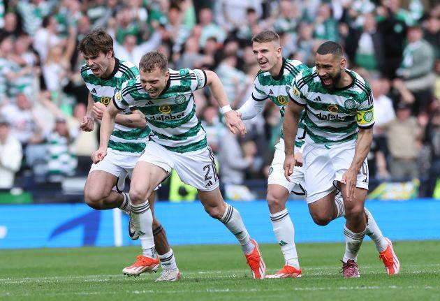 Celtic to face Rangers in Scottish Cup final, Murphy Agnew scores Paradise hat-trick