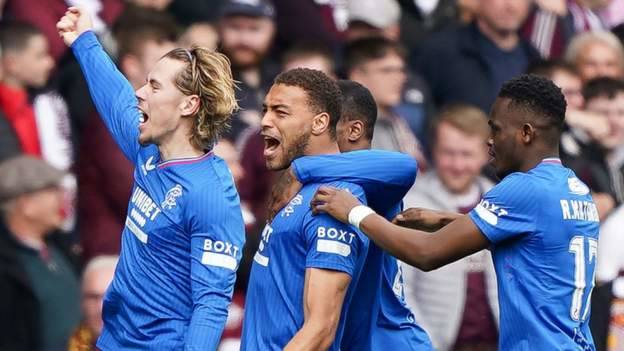 Rangers beat Hearts to set up final with Celtic