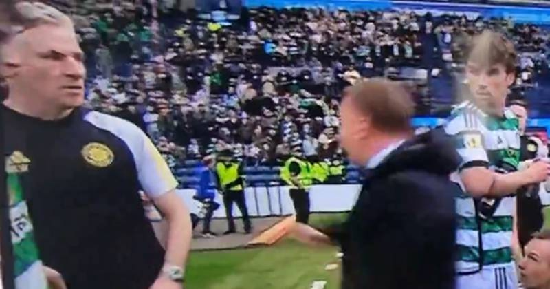 Unseen Celtic moment from Aberdeen extra-time as Brendan Rodgers flips at kitman