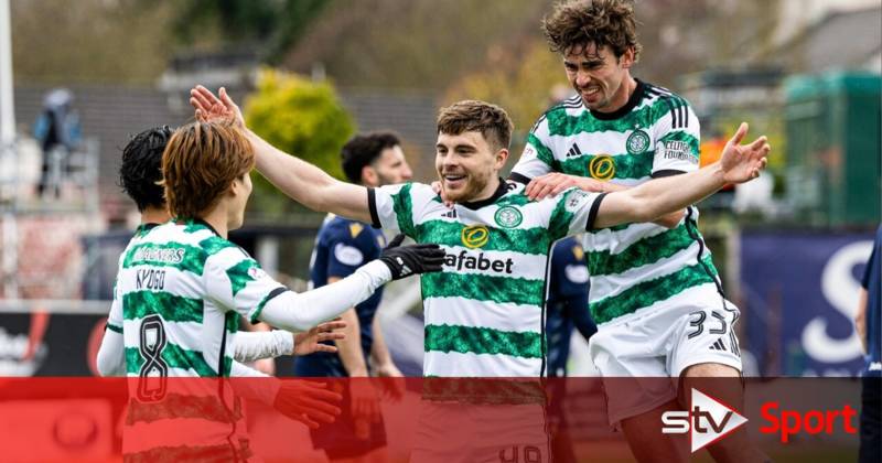 Forrest the hero as Celtic beat Dundee to stay three points clear at top