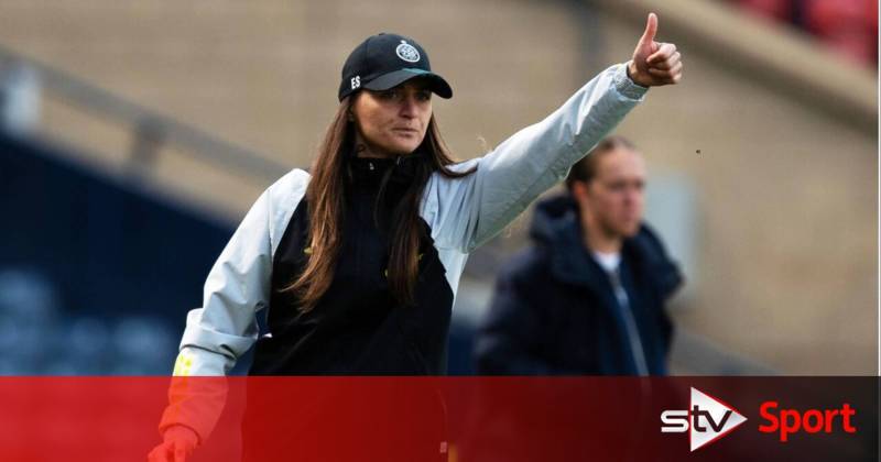 Celtic head coach Elena Sadiku hits back at Rangers boss Jo Potter over huddle complaints