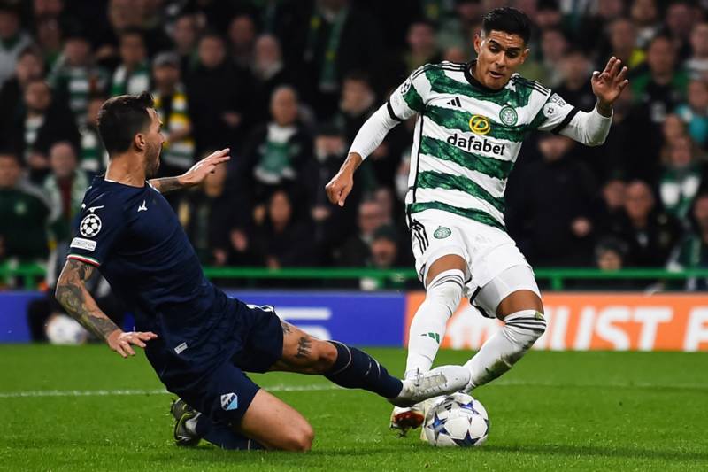Celtic winger Luis Palma sends classy message as former club fights relegation