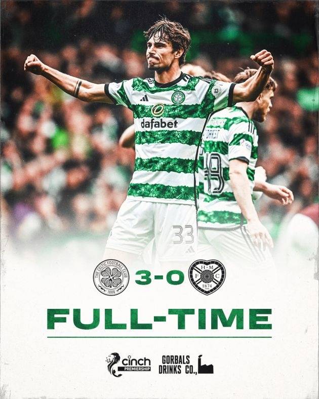 Celtic 3-0 Hearts – Now “Bring on the Rangers”