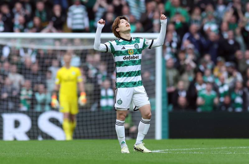 Kyogo Furuhashi’s brilliant Celtic pledge after scoring double vs Hearts