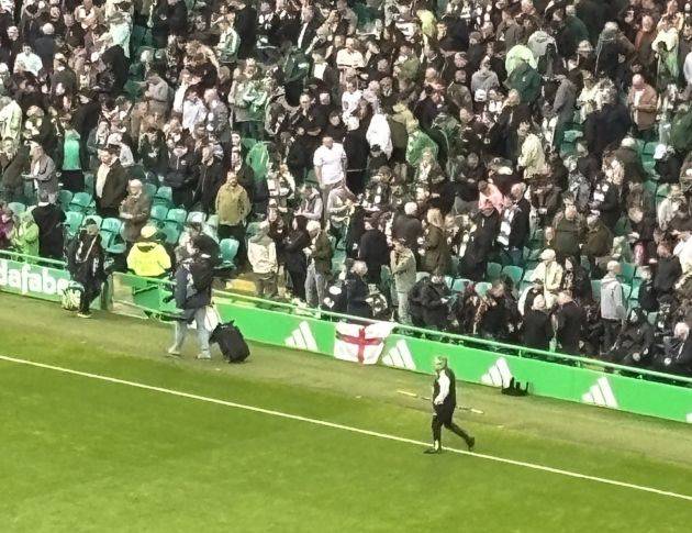Something you don’t usually see at Celtic Park, but it’s more than welcome