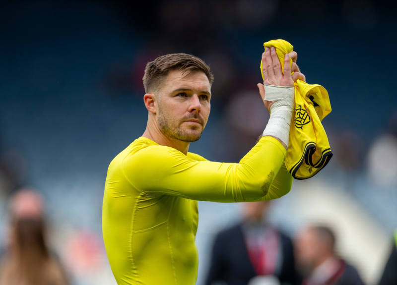 Watch Jack Butland’s angry fan confrontation outside Ibrox
