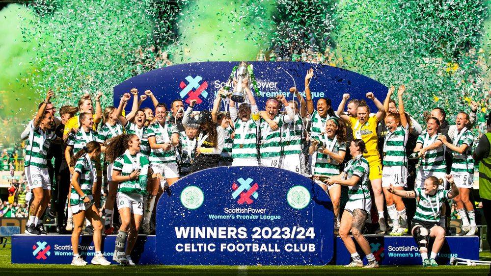 Watch all the Celebrations as CelticFC Women lift the Scottish Women’s ...