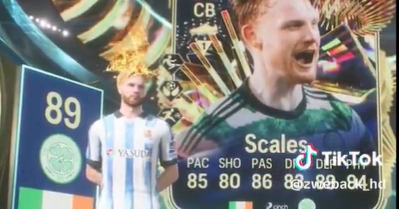 Liam Scales FC 24 walkout leaves YouTuber gobsmacked as Celtic star has streamer asking questions