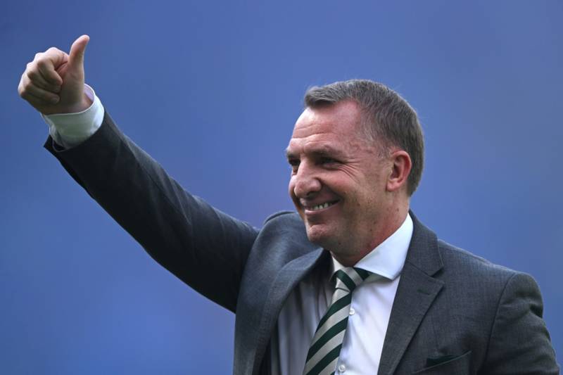 Brendan Rodgers on top form as he reacts to Celtic beating Rangers and becoming double-winners