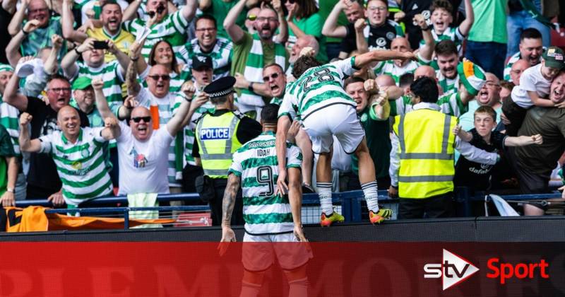 Celtic celebrate Double success after 1-0 win over Rangers in Scottish Cup final