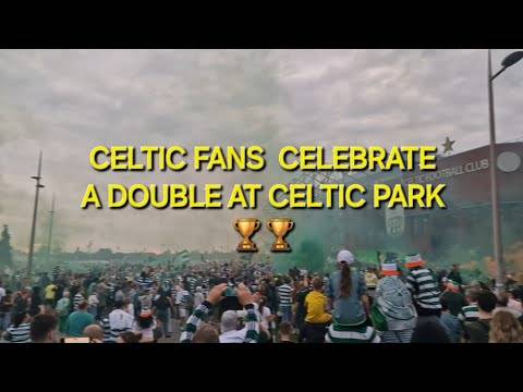 Celtic Fans Celebrate a Double at Celtic Park / Epic Scenes - RonnieJ67 ...