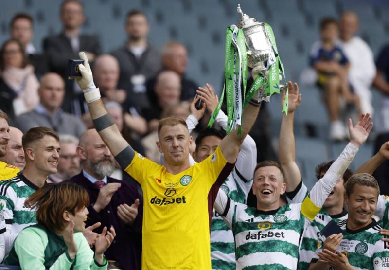 Celtic Striker Salutes Joe Hart With Incredible Send-Off Moment