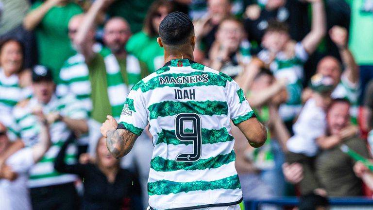 Idah strikes late as Celtic retain Scottish Cup to complete double