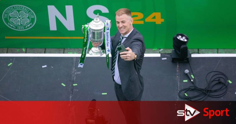 Joe Hart sheds tears of joy after ending career on a high with Celtic cup win