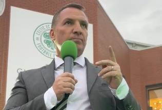 The one thing Brendan Rodgers wants the Celtic fans to remember