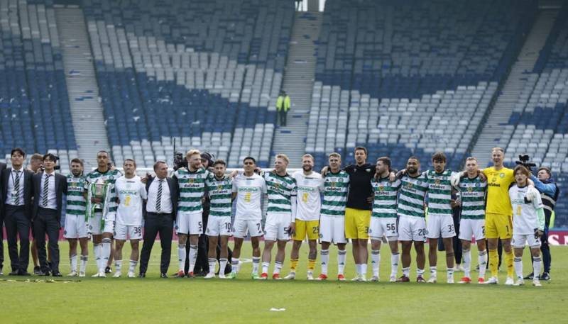 Watch: Incredible Moment Celtic Players Soak In Amazing Hampden Support