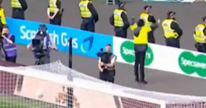 Adam Idah Celtic winner vs Rangers catches steward slipping as celebration spotted by eagle-eyed fans