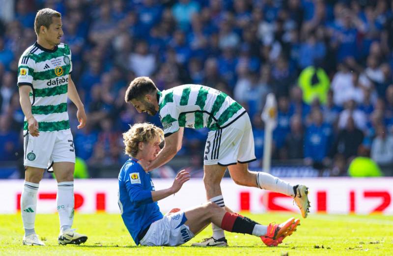 Celtic’s Greg Taylor lifts lid on Hampden fued with Rangers’ Todd Cantwell – ‘I didn’t like what he said’
