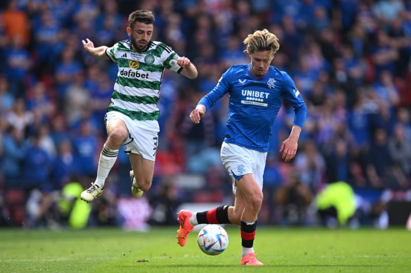 Celtic star Greg Taylor opens up on spat with Rangers star Todd Cantwell during Scottish Cup final