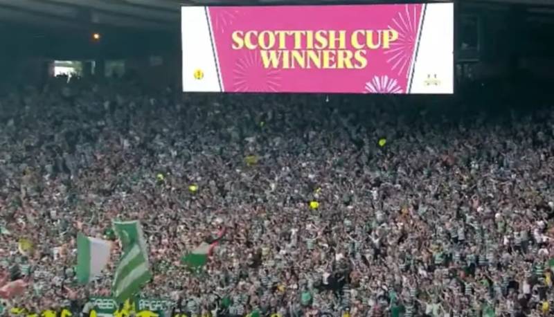 Celtic fan records the beautiful minute thousands of Bears are taunted as they head for the Hampden exits