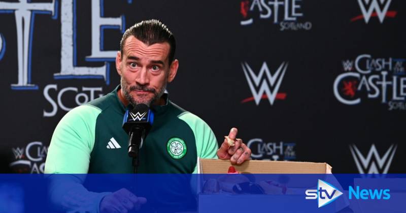 ‘Scotland loves me’ CM Punk wears Celtic top to taunt rival Drew McIntyre after WWE Clash at the Castle