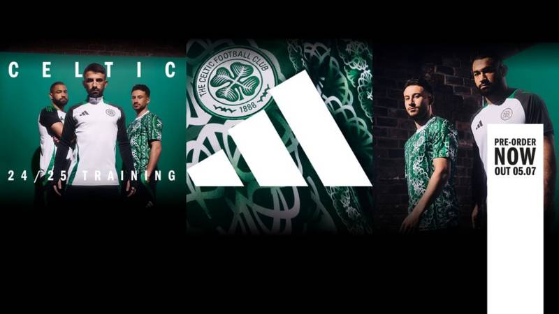 Pre-order the new adidas x Celtic FC training range now