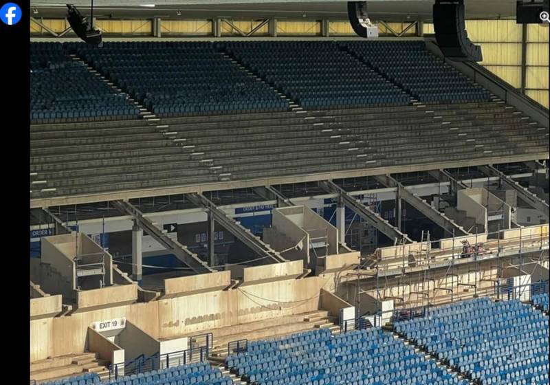 New images emerge of the stalled building work at Ibrox