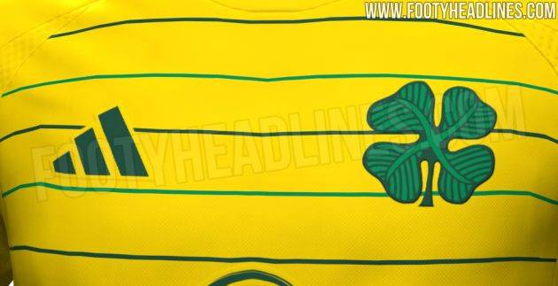 Celtic’s yellow away kit 2024/25 leaked via Football Headlines