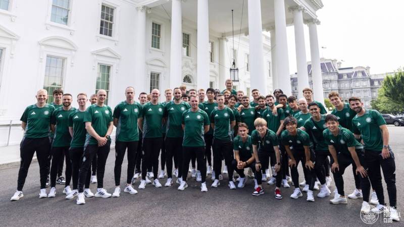 Scottish Champions visit the (Green and) White House