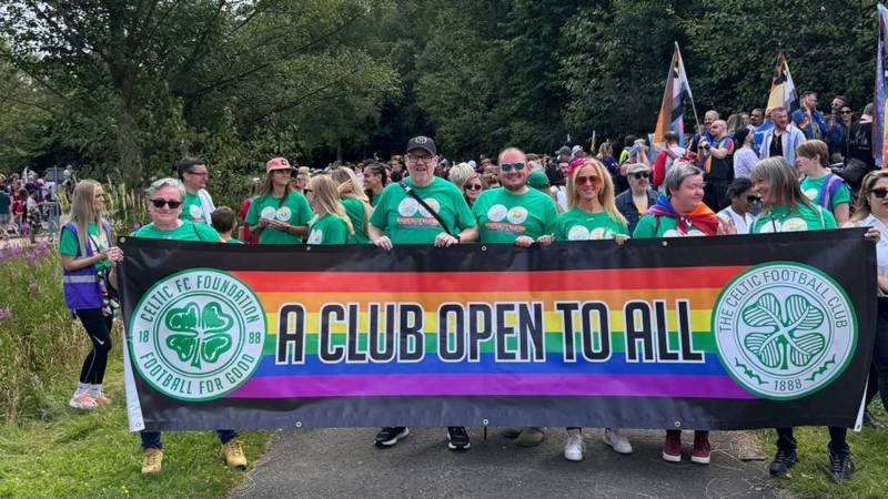 Celtic FC delighted to take part in Glasgow 2024 Pride Parade
