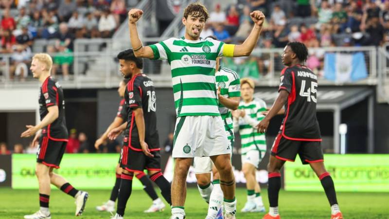 Matt O’Riley at the double as Celtic beat DC United