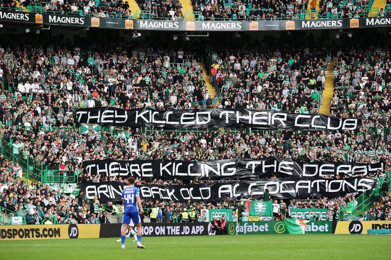 Celtic reaction: Rangers ‘killing the derby’ banner, Green Brigade go berserk, Rodgers system failure