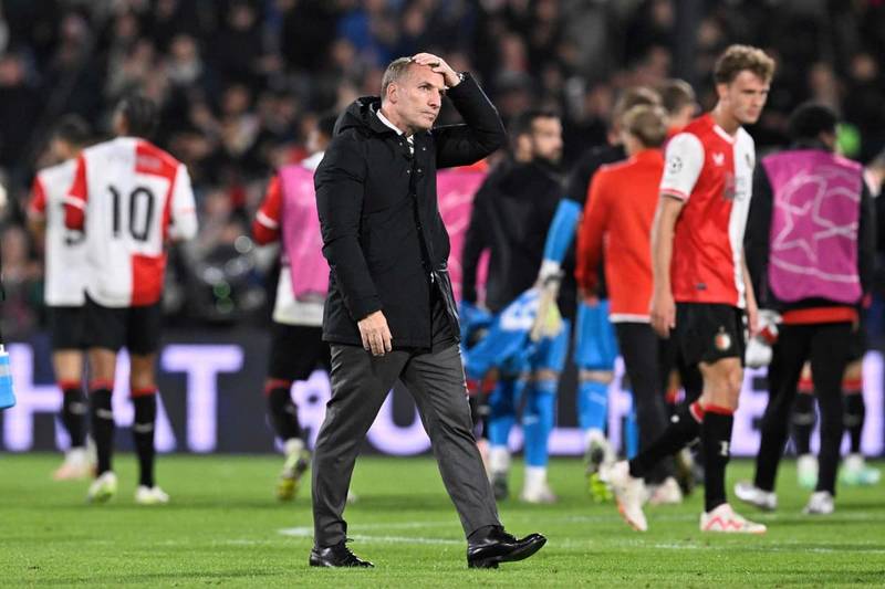 Celtic vow to ‘fix’ Champions League false start as Brendan Rodgers explains reason behind two red cards in Feyenoord