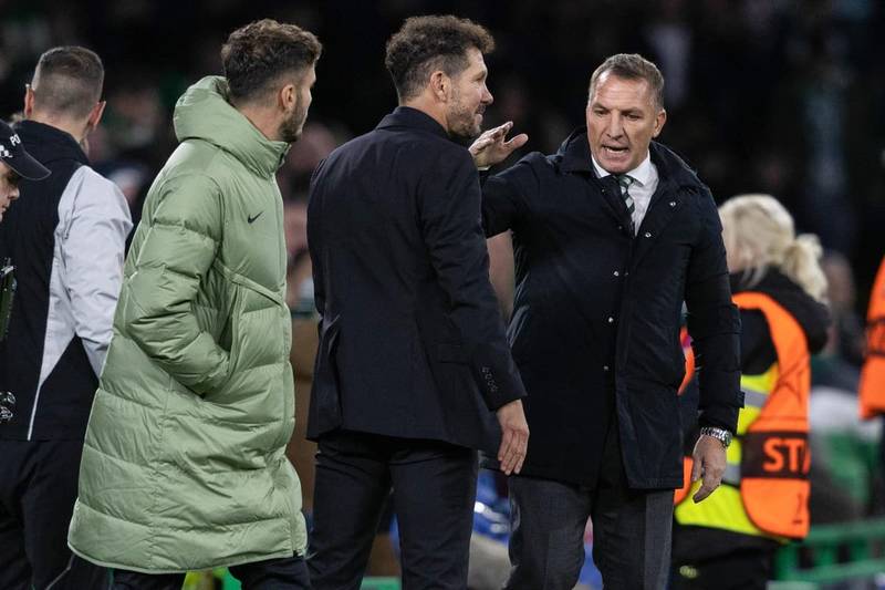 Diego Simeone awkward handshake with Celtic boss Brendan Rodgers explained by Jurgen Klopp snub