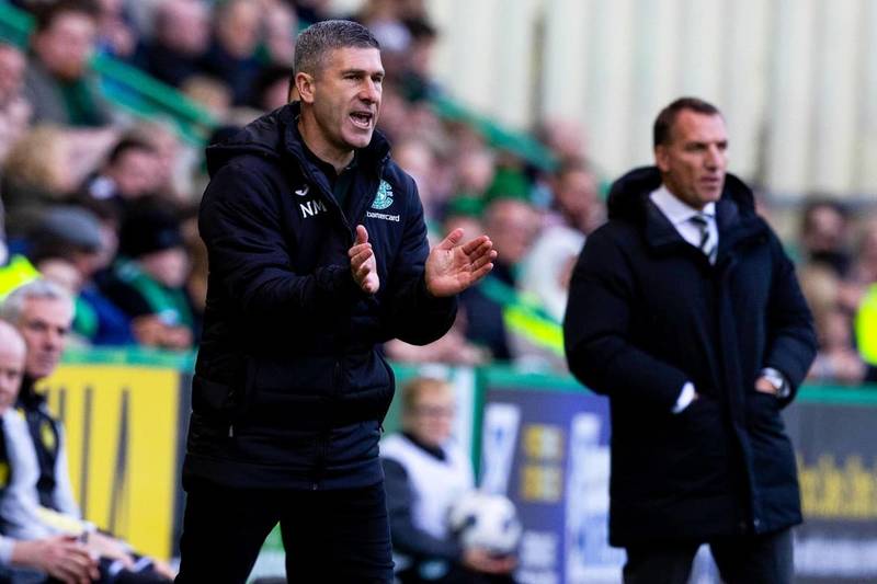 Nick Montgomery insists Hibs deserved Celtic draw and explains why it was ‘good to coach against Brendan Rodgers’