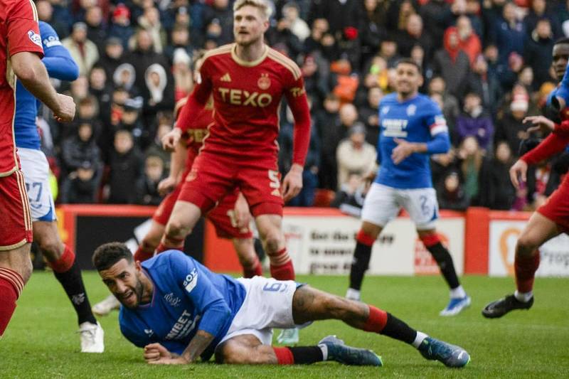 Connor Goldson ‘dived’ to win Rangers penalty as Celtic hero slams ‘stupid’ Aberdeen defending