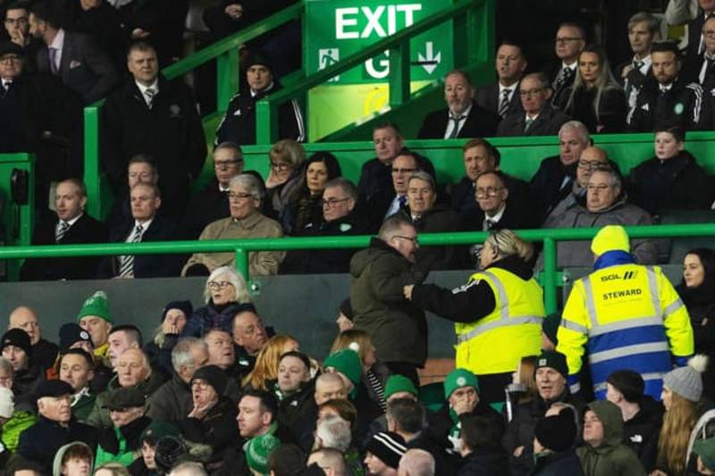 Raging Celtic fans turn on board after Hearts storm Parkhead for first time since 2007 and hand Rangers title initiative